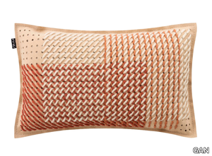 CANEVAS GEO CORAL - Rectangular fabric cushion _ GAN