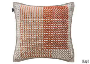 CANEVAS GEO CORAL - Square fabric cushion _ GAN