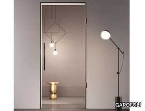 1TV - Hinged flush-fitting glass door _ GAROFOLI