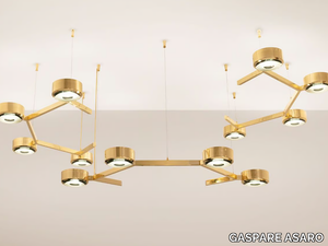 ELEMENTO - Brass ceiling lamp _ GASPARE ASARO