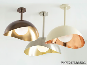 PERLA GRANDE - Brass ceiling lamp _ GASPARE ASARO