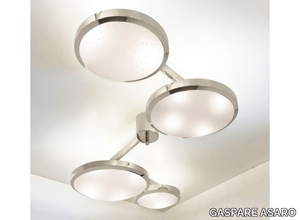 QUATTRO - Brass ceiling lamp _ GASPARE ASARO