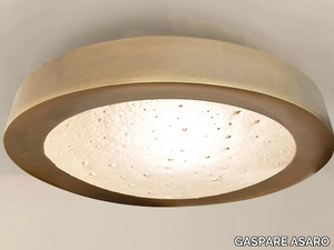 TONDO GRANDE - Brass ceiling light _ GASPARE ASARO