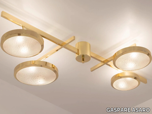 TETRIX - Brass ceiling lamp _ GASPARE ASARO