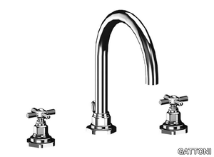 TRD TR097/18 - Countertop washbasin mixer with individual rosettes _ GATTONI