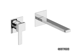 COLOR CUBE 8539-85 - Wall-mounted single handle washbasin mixer _ GATTONI