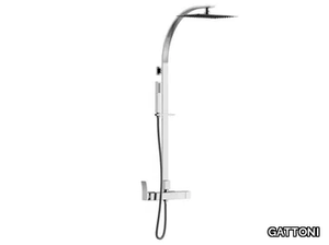 ELY 8895-PD - Wall-mounted shower panel with hand shower _ GATTONI