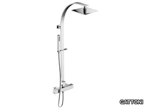 ELY KIT-TS25 - Wall-mounted thermostatic shower panel with hand shower _ GATTONI