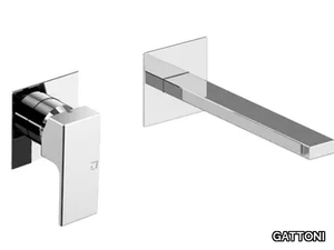 KUBIK 2537/25 - Single handle wall-mounted washbasin mixer _ GATTONI