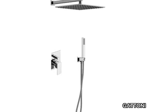 KUBIK 2590/25 - Shower mixer with overhead shower _ GATTONI