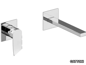 SOFFIO 8139/81 - Wall-mounted single handle washbasin mixer _ GATTONI