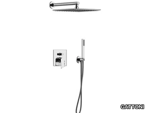 SOFFIO 8190/PD - Shower mixer with overhead shower _ GATTONI