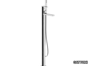 COLOR 8008-80 - Floor standing single handle bathtub mixer with hand shower _ GATTONI