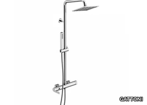 COLOR 8095 - Wall-mounted shower panel with hand shower _ GATTONI