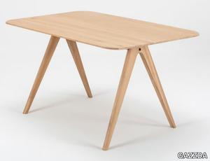 AVA - Rectangular oak table _ GAZZDA