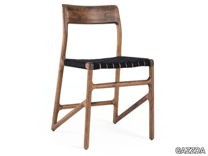 FAWN - Walnut chair open back _ GAZZDA