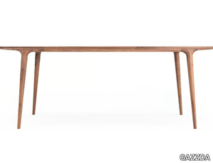 FAWN - Rectangular walnut table _ GAZZDA