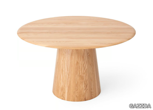 MUSHROOM - Round oak table _ GAZZDA