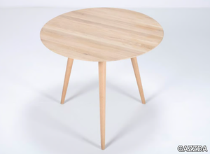 STAFA - Round oak table _ GAZZDA