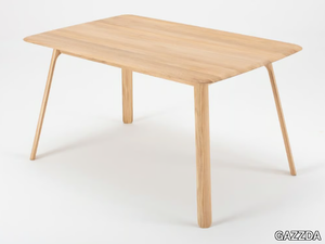 TESKA - Rectangular oak table _ GAZZDA