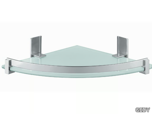 CLOUD - Tempered glass bathroom wall shelf _ GEDY