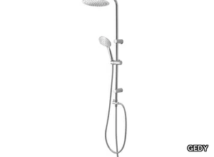 EASY 04 - Wall-mounted shower panel with hand shower _ GEDY