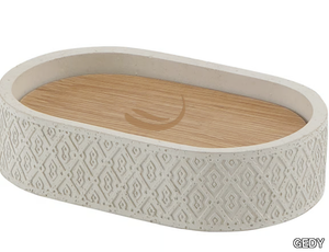 AFRODITE - Countertop cement soap dish _ GEDY