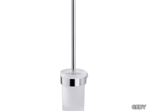 PIRENEI - Wall-mounted glass toilet brush _ GEDY