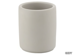 GIUNONE - Countertop cement toothbrush holder _ GEDY