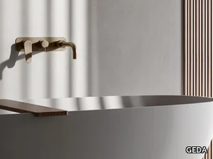 TELL - Wall-mounted bathtub mixer with diverter _ GEDA