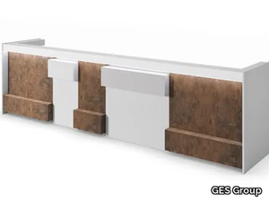 INDUSTRIAL - Melamine reception desk _ GES Group