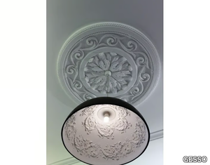 ORNATA - Plaster pendant lamp _ GESSO