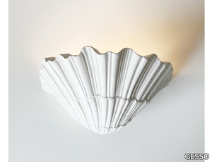 COQUILLAGE 36B - Plaster wall light _ GESSO