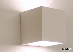 CUBE - Plaster wall light _ GESSO