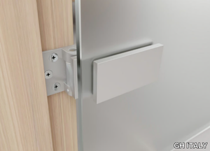 GH460A - Anodized aluminium glass door hinge _ GH ITALY