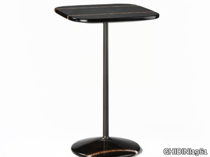 ARNOLD - Square marble high side table _ GHIDINI1961