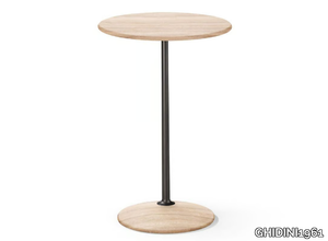 ARNOLD - Round wooden high side table _ GHIDINI1961