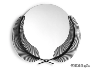 SUNSET MIRROR - Round framed brass mirror _ GHIDINI1961