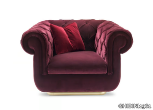 OPERA - Tufted velvet armchair with armrests _ GHIDINI1961