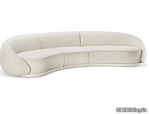 ABBRACCI - Curved 4 seater fabric sofa _ GHIDINI1961