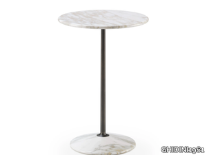 ARNOLD - Round marble high side table _ GHIDINI1961