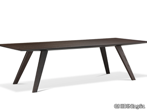 LOCUST - Rectangular wooden dining table _ GHIDINI1961