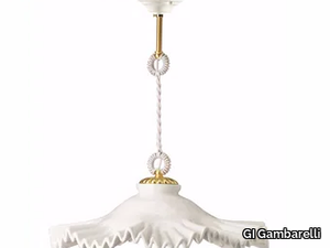 ANTIQUE - Porcelain pendant lamp _ GI Gambarelli