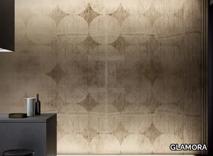 MAKAMBO - Geometric washable GlamFusion™ wallpaper _ GLAMORA