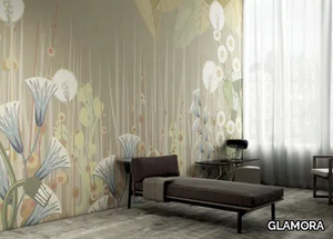 APRILE - Wallpaper with floral pattern _ GLAMORA