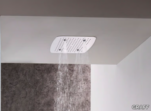 AQUA SENSE - Contemporary style built-in stainless steel rain shower _ GRAFF