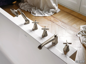 FINEZZA - 5 hole bathtub set with hand shower _ GRAFF