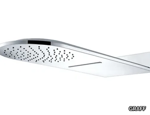 AQUA SENSE - Wall-mounted steel rain shower _ GRAFF