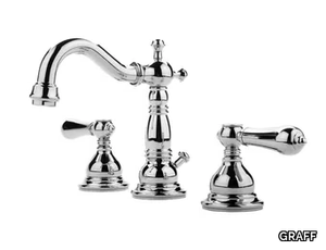 ADLEY - 3 hole countertop washbasin tap _ GRAFF