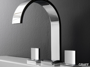 SADE - 3 hole countertop washbasin tap _ GRAFF